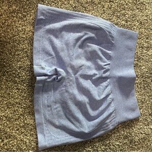 Blue High-Waisted Shorts